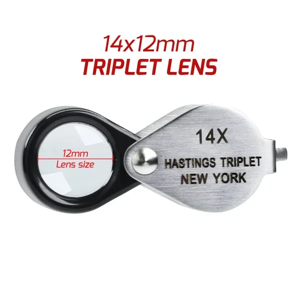 Jewelry Mini Loupe with Hasting Optical Glass (14x Magnification) - Image 2