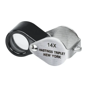 Jewelry Mini Loupe with Hasting Optical Glass (14x Magnification)