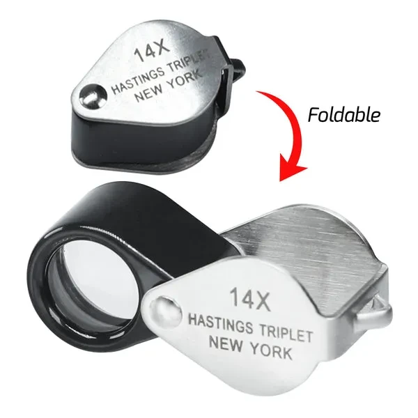 Jewelry Mini Loupe with Hasting Optical Glass (14x Magnification) - Image 5