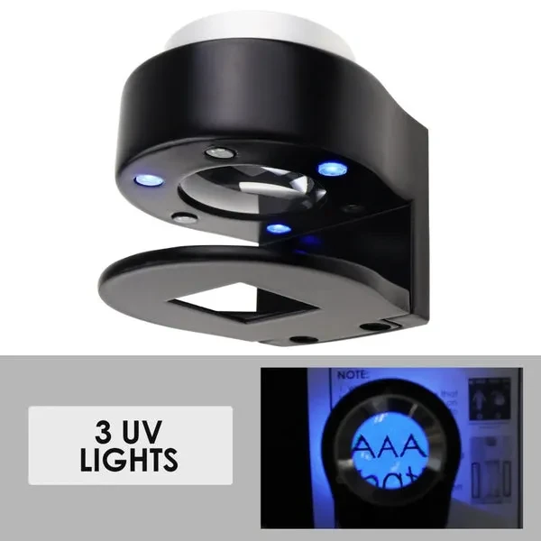 Jewelers Magnifying Glass with 30x Magnification and Lights - Image 9