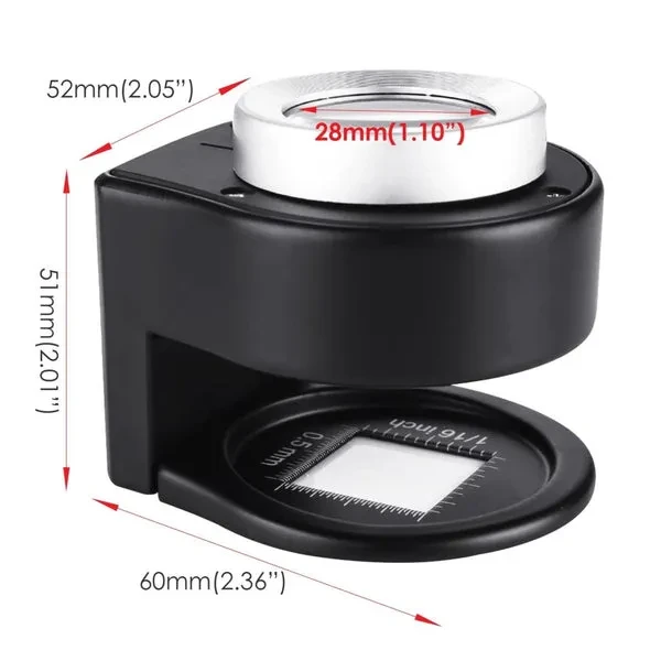Jewelers Magnifying Glass with 30x Magnification and Lights - Image 4