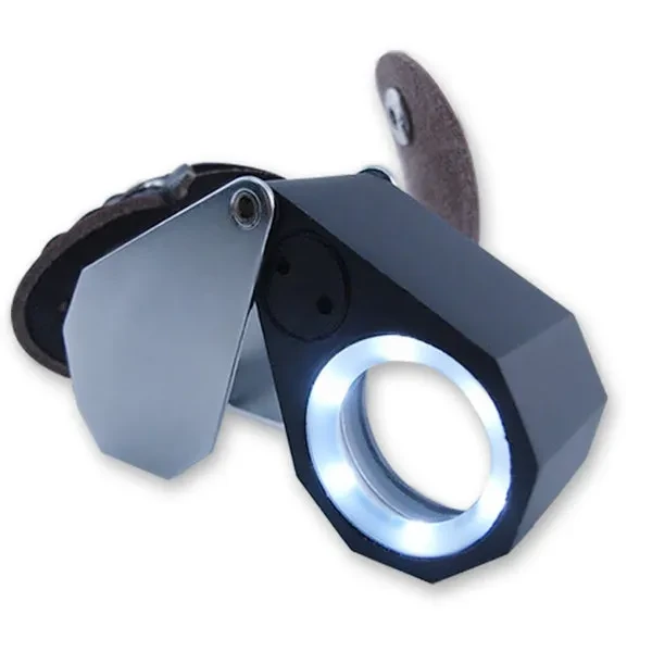 Mini 10X Jeweler Loupe Magnifier with 6 LED Light, 21mm Lens - Image 4