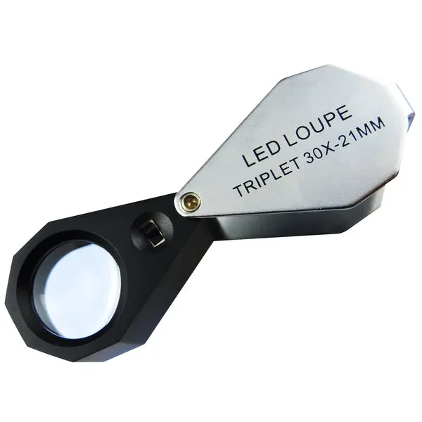 Jeweler Loupe with LED Light (30X, 21mm) - Image 9