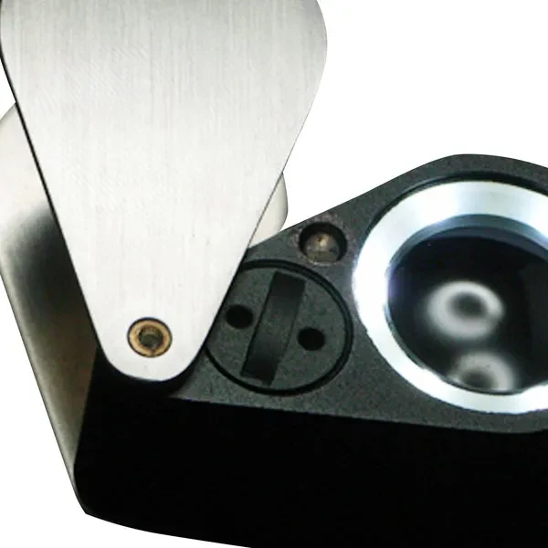 Mini 30X Jeweler Loupe with LED and UV Light, 21mm Lens - Image 4