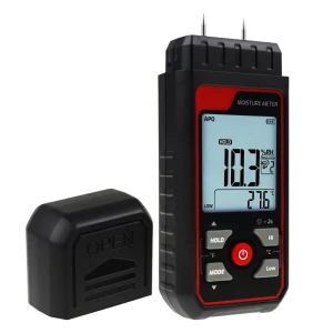 Handheld Pin Type Moisture Meter with Visual Humidity Detection