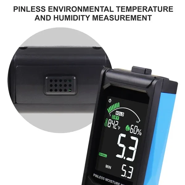 Non-Destructive Digital Moisture Meter with Colored LCD Screen - Image 5