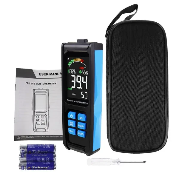 Non-Destructive Digital Moisture Meter with Colored LCD Screen - Image 8