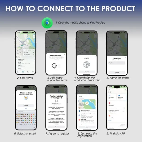 Smart Key Finder with Find My App for Keys, Bikes, and Luggage - Image 5