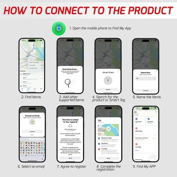 Wallet Finder with Bluetooth, Lost Item Locator for Smart Luggage - Image 7