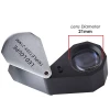 Jeweler Loupe Magnifier with 20X Magnification and LED Light - Image 6