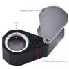 Jeweler Loupe Magnifier with 20X Magnification and LED Light - Image 7