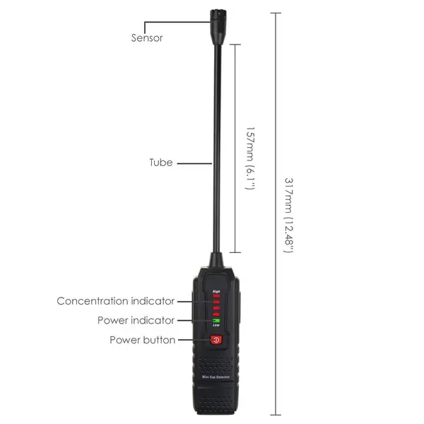Combustible Gas Leak Detector for Methane and LPG - Image 4