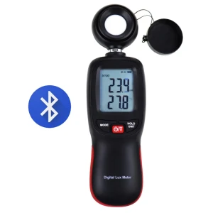 Handheld Light Meter with Bluetooth for Digital Illuminance and Lumens