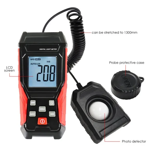 Digital Light/Lux Meter for Illuminance Testing - Image 6