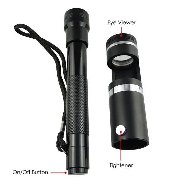 10x 18mm Handheld Darkfield Loupe with Flashlight - Image 14