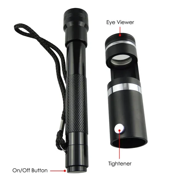 10x 18mm Handheld Darkfield Loupe with Flashlight - Image 14