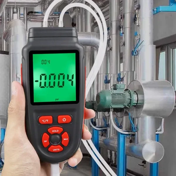 Handheld Manometer for Dual Differential Digital Gas Pressure Testing - Image 2