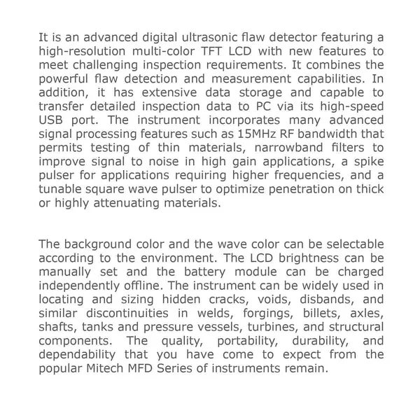 Digital Ultrasonic Flaw Detector with 0-9999mm Range - Image 12