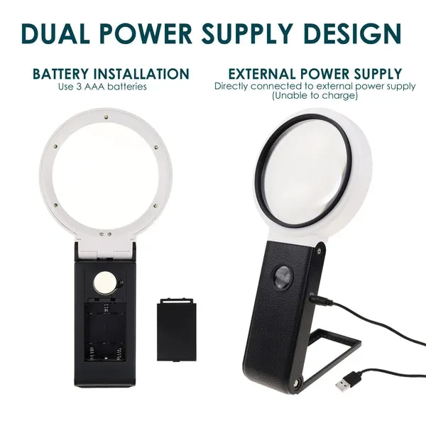 Multifunction Magnifier with Double Lenses 10x and 25x Magnification - Image 5