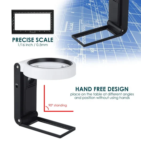 Multifunction Magnifier with Double Lenses 10x and 25x Magnification - Image 6
