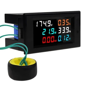 Digital 6-in-1 AC Multi-Function Monitor for AC Voltage and Current