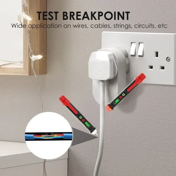 Non-Contact AC Voltage Detector with Dual Range NCV Tester (12V–1000V) - Image 3