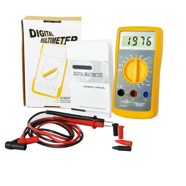 Digital Multimeter ACV/DCV, DC Current Diode Battery Test Meter - Image 13