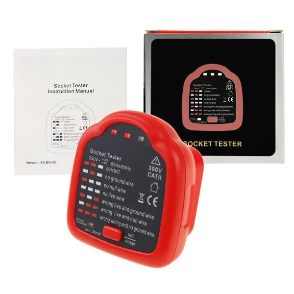 Handheld Outlet Tester with LED Light for Polarity Detection - Image 7