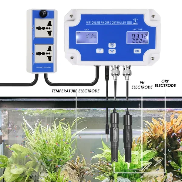 Digital pH / ORP Controller with Monitoring and Dosing for Water - Image 2