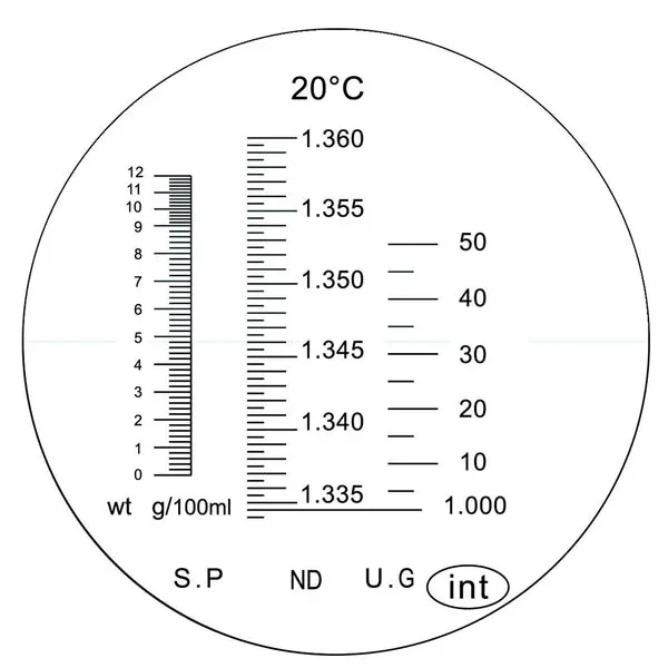 Handheld Clinical Refractometer with ATC, 0-12g/dl - Image 5