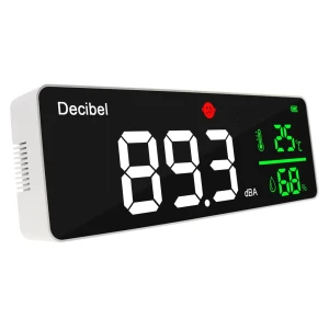Smart Decibel Meter with Large Colored LED Screen Display