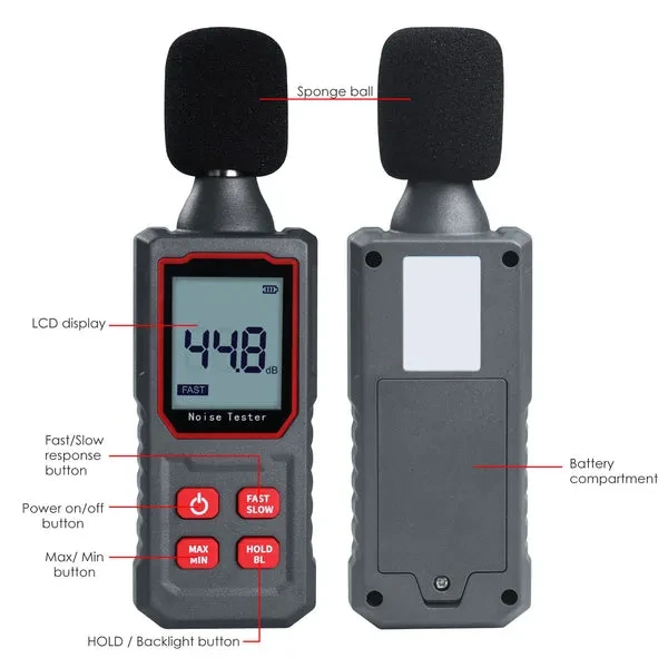 Digital Sound Level Meter (30~130 dBA) - Image 6
