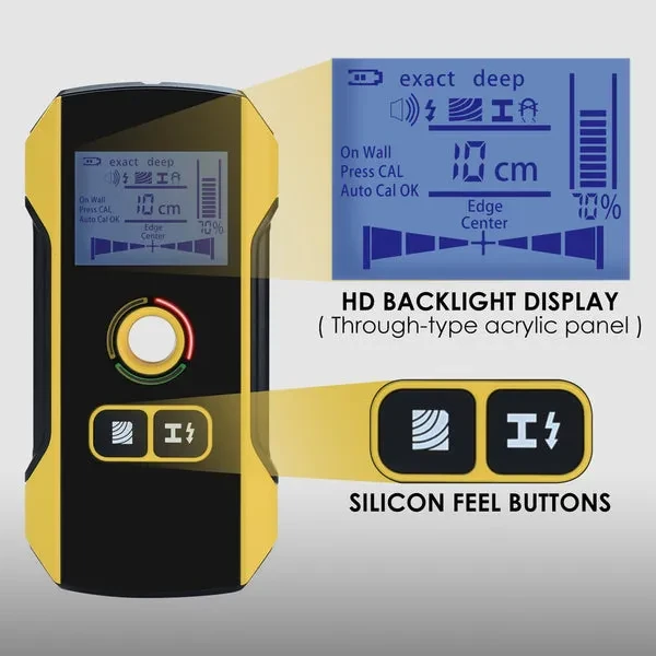 Wall Detector Stud Finder for Positioning Hole and AC Live Cable Wires - Image 2