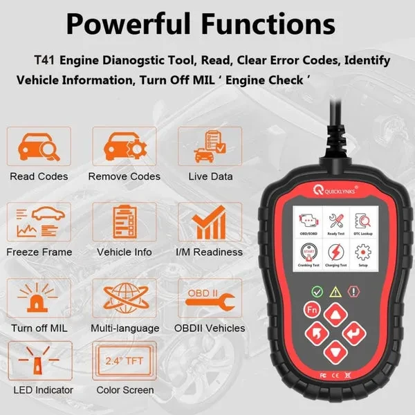 Automotive Diagnostic OBDII Car Code Reader - Image 12