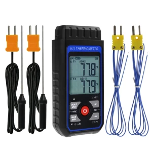 Dual Channel Thermocouple Thermometer