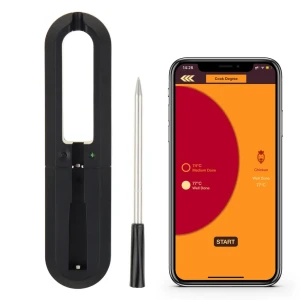 Smart Meat Thermometer with Bluetooth (up to 30m/98.42ft)
