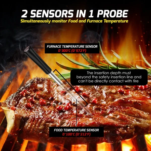 Smart Meat Thermometer with Bluetooth (up to 30m/98.42ft) - Image 7