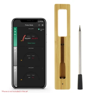 Wireless Meat Thermometer with Bluetooth for Remote Monitoring