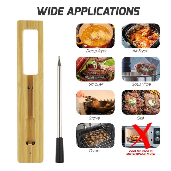 Wireless Meat Thermometer with Bluetooth for Remote Monitoring - Image 2