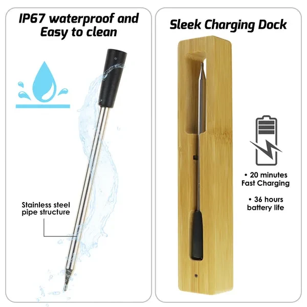 Wireless Meat Thermometer with Bluetooth for Remote Monitoring - Image 4