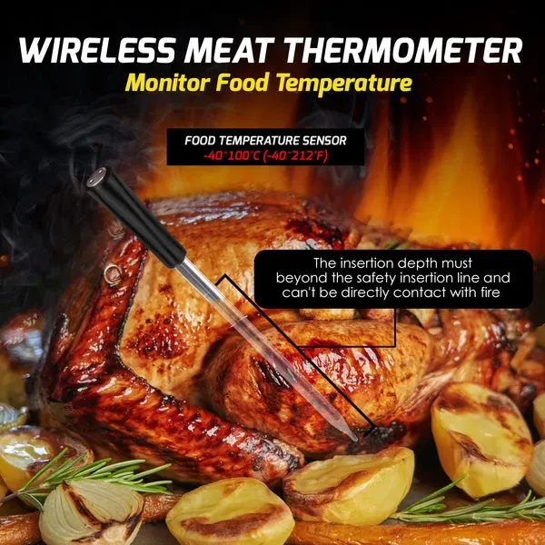 Wireless Meat Thermometer with Bluetooth for Remote Monitoring - Image 8