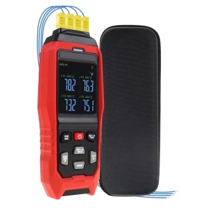 K/J Datalogger Thermocouple Thermometer (-328~2501°F, 4-Channel)