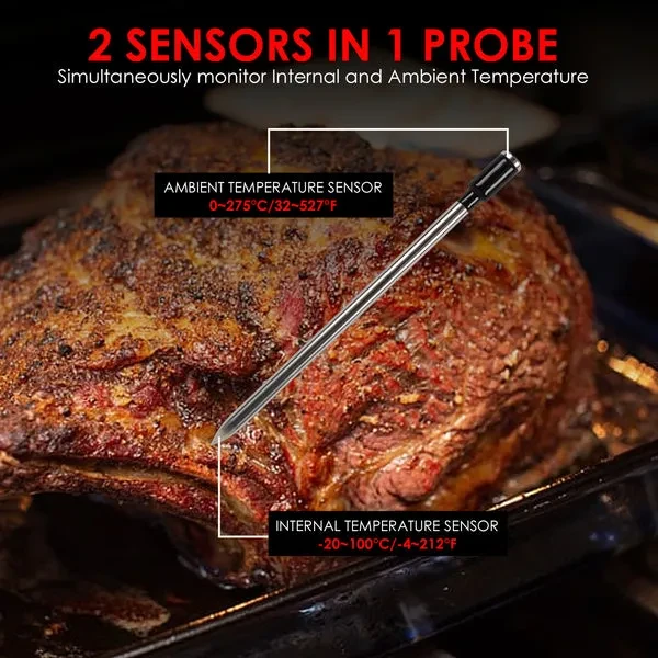 Smart Bluetooth Meat Thermometer with 500FT Wireless Range - Image 7