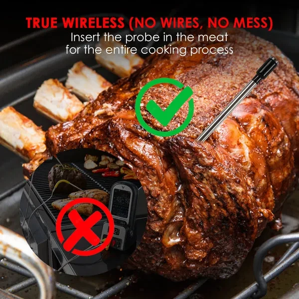 Smart Bluetooth Meat Thermometer with 500FT Wireless Range - Image 9