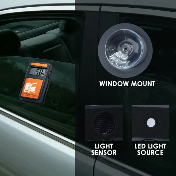 Digital Window Tint Meter with 100% Visual Light Transmission - Image 2