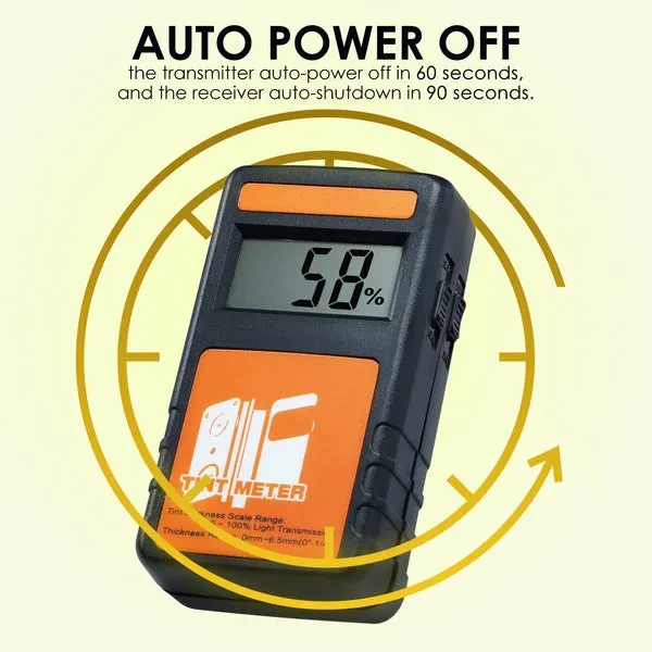 Digital Window Tint Meter with 100% Visual Light Transmission - Image 5