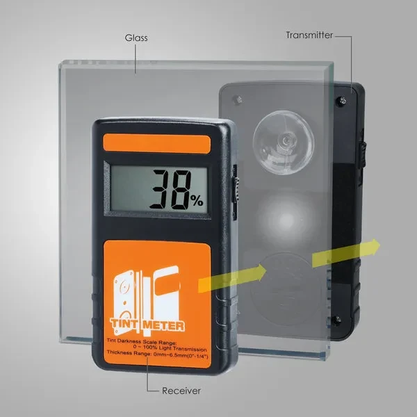 Digital Window Tint Meter with 100% Visual Light Transmission - Image 8