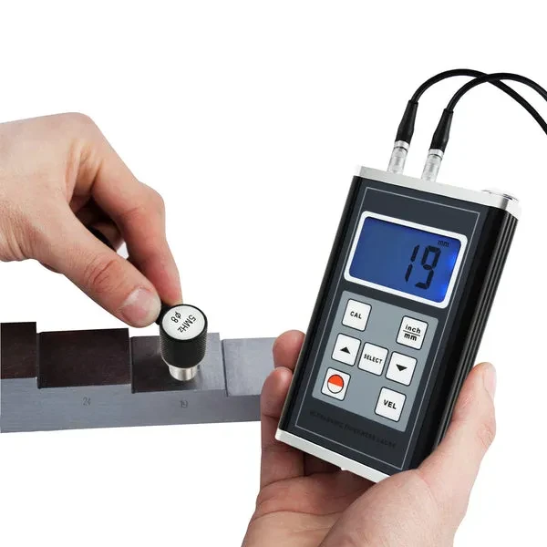 Ultrasonic Thickness Gauge for Measuring Aluminum, Steel, Cast Iron, and Pipe - Image 2