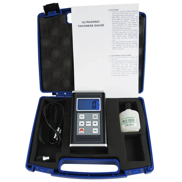 Ultrasonic Thickness Gauge for Measuring Aluminum, Steel, Cast Iron, and Pipe - Image 4