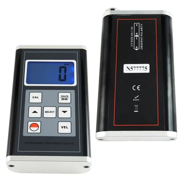 Ultrasonic Thickness Gauge for Measuring Aluminum, Steel, Cast Iron, and Pipe - Image 8